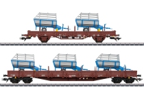 Märklin 46407 - H0 - 2-tlg. Set Rungenwagen Landwirtschaft, DB AG, Ep. VI - Wagen 2